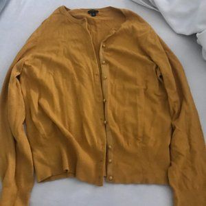 Ann Taylor XL mustard color cardigan